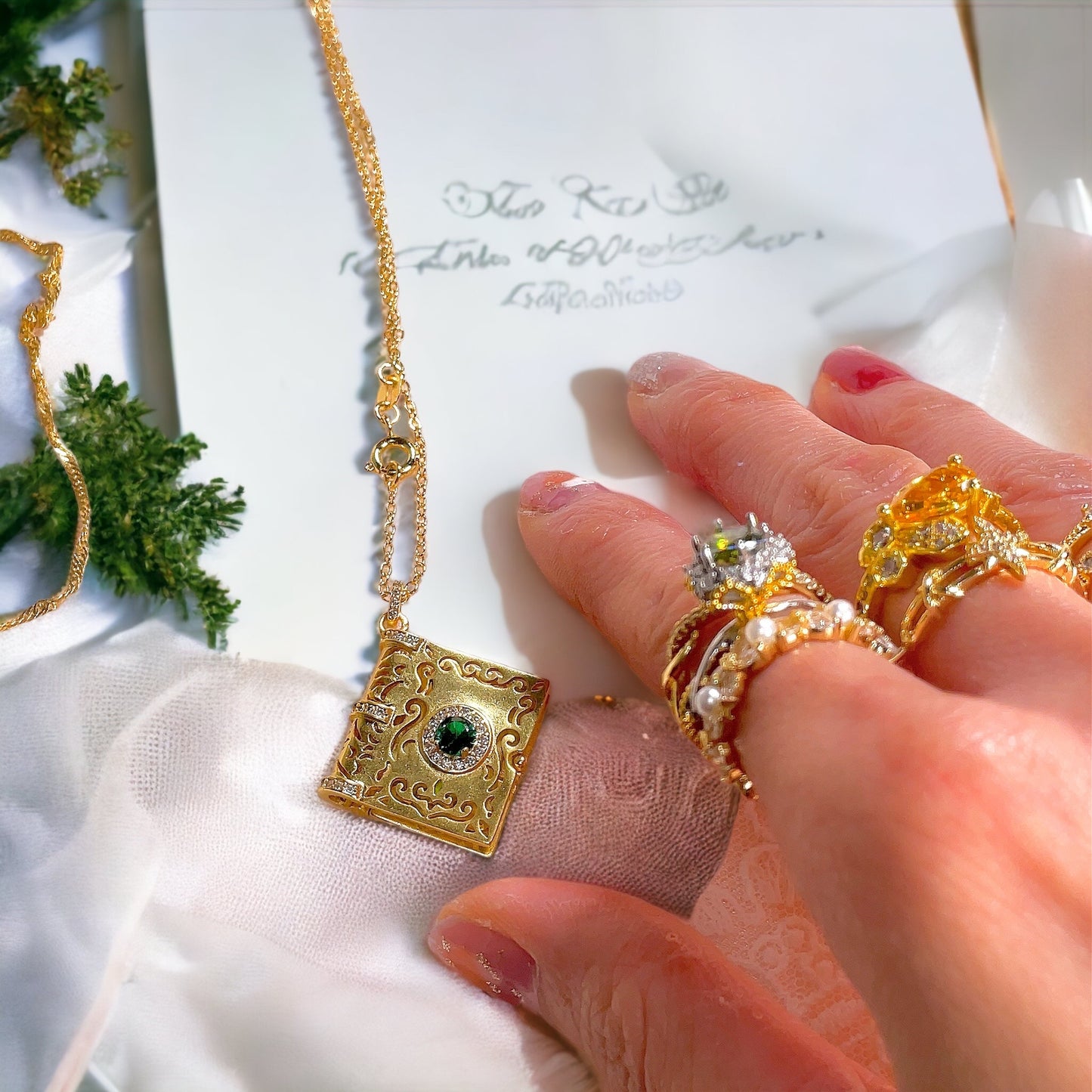 Tharja - Book of Magic Necklace