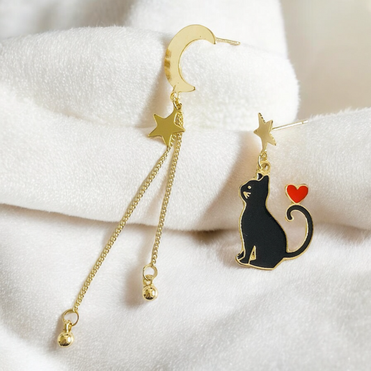 Wish Upon a Cat Earrings