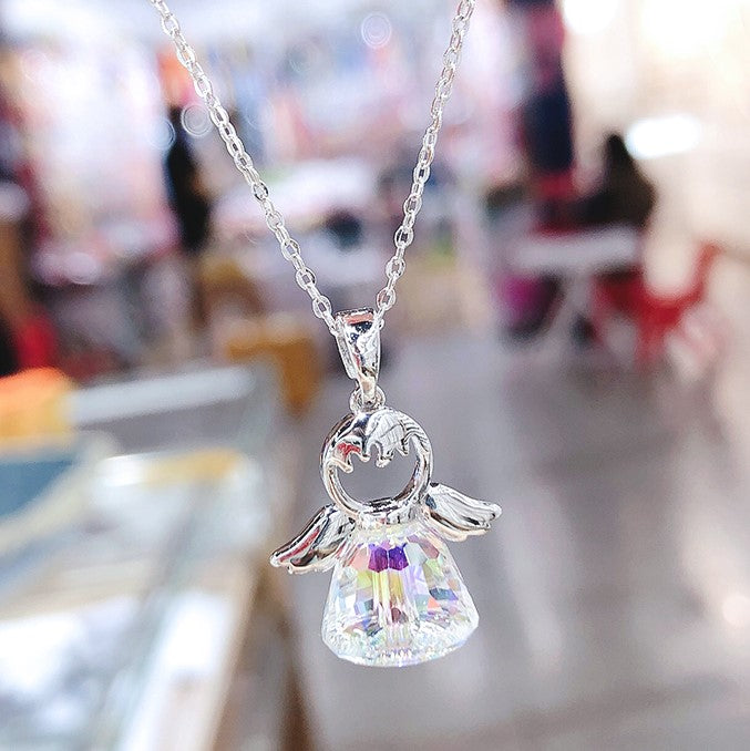 Guardian angel deals necklace swarovski