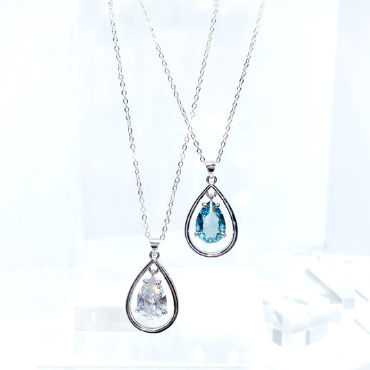 Princess Aqua Necklace