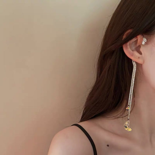 Crystal Moon Ear Wrap