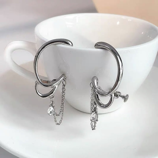 Layered Ear Cuff Earrings