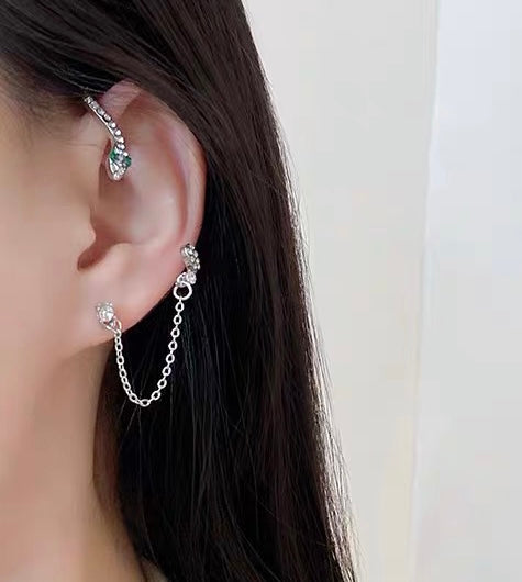Slytherin Ear Cuff Earring