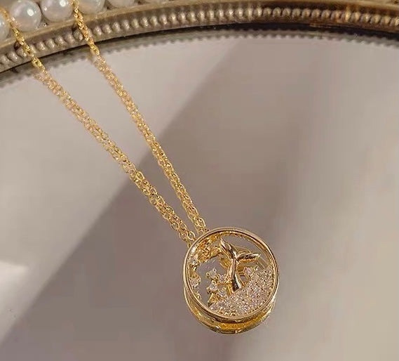 Sunset Mermaid Necklace