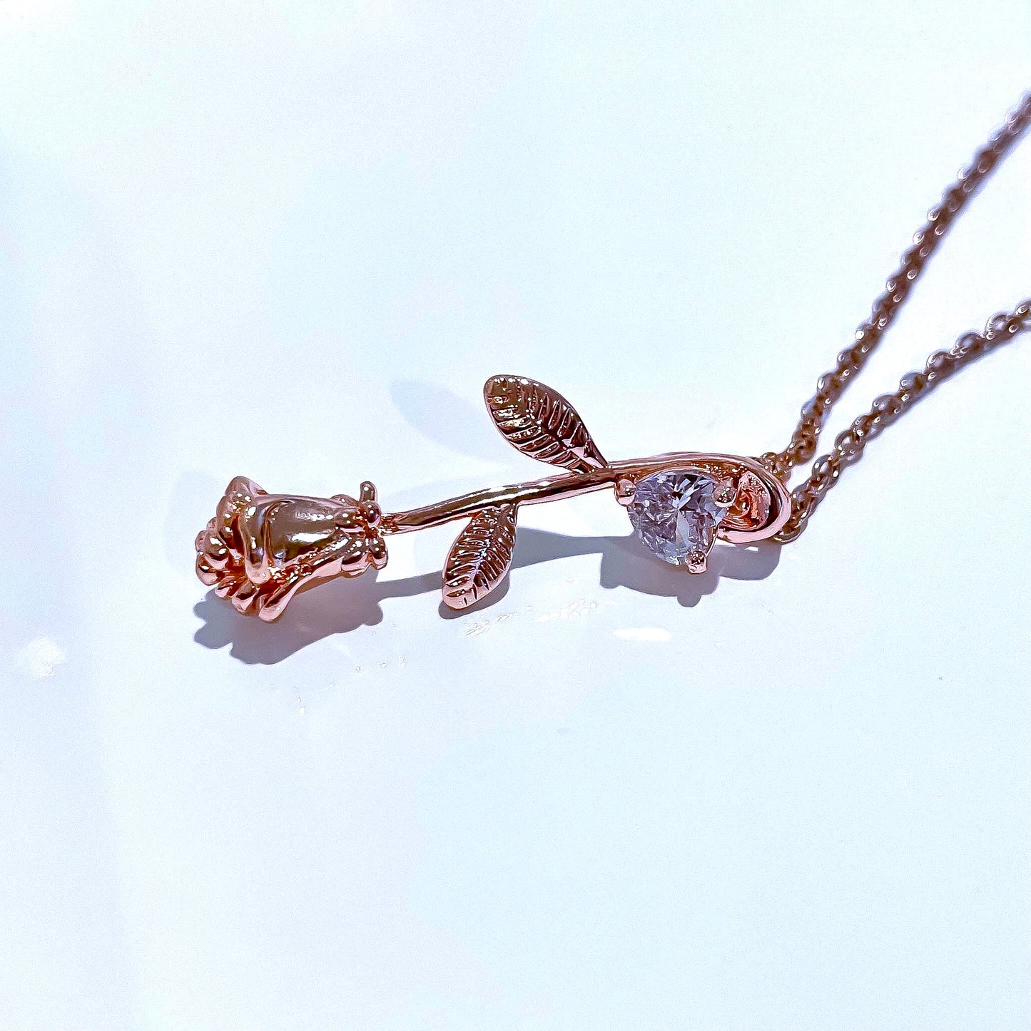 Crystal Rose Necklace