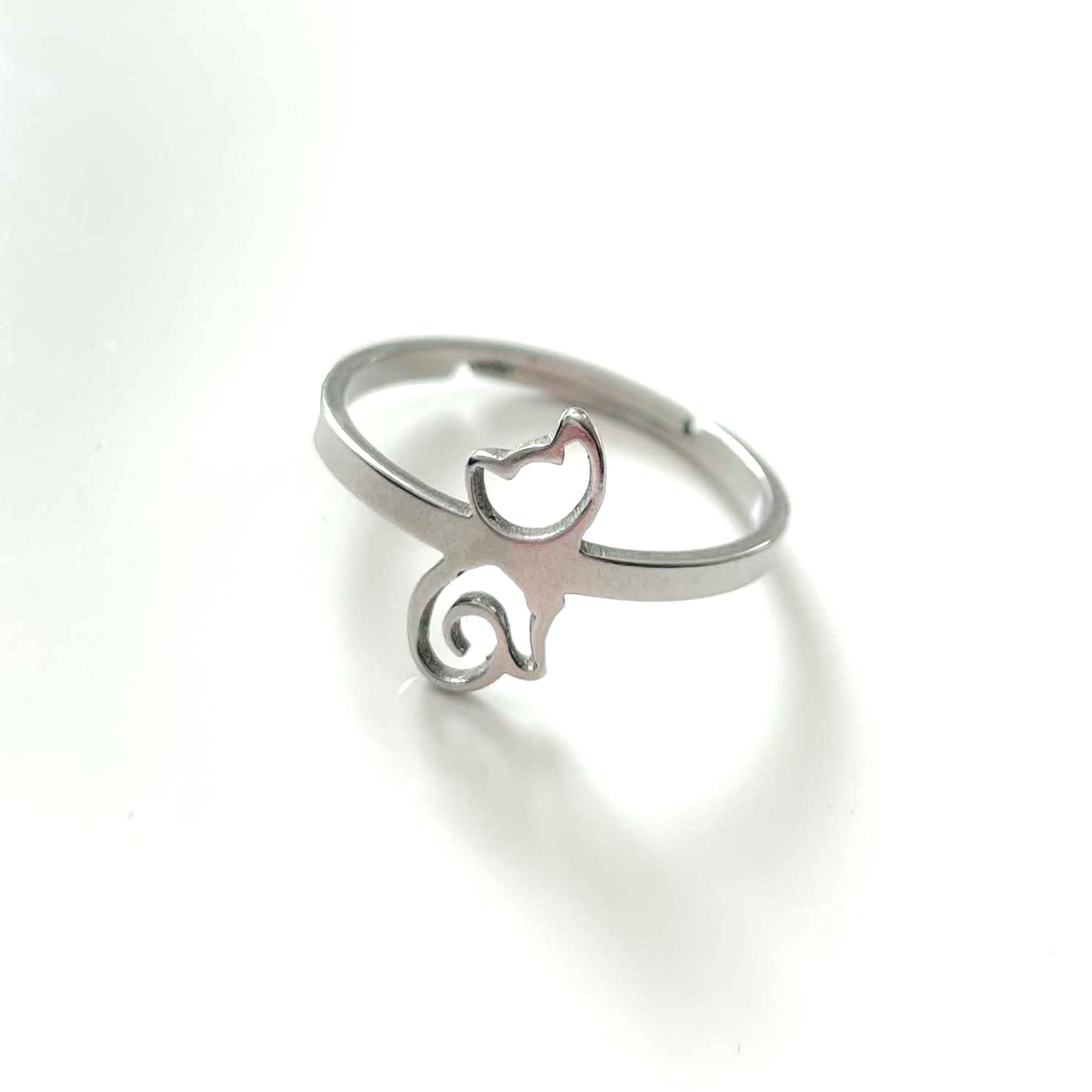Stainless Steel Kitty Ring