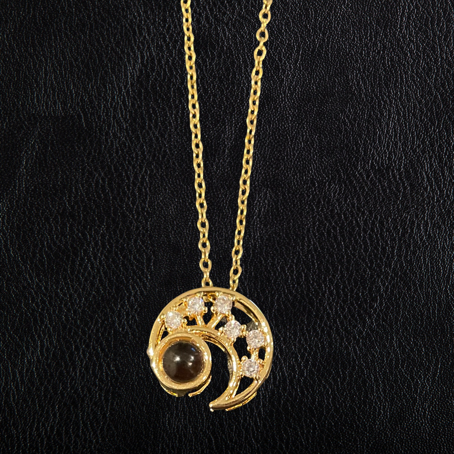 I Love You 100% Crescent Moon Necklace