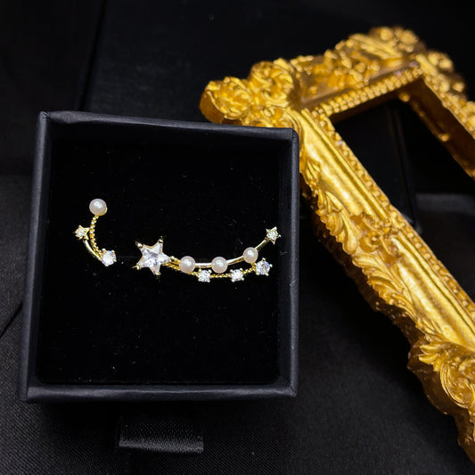 Mismatched Shooting Star Studs