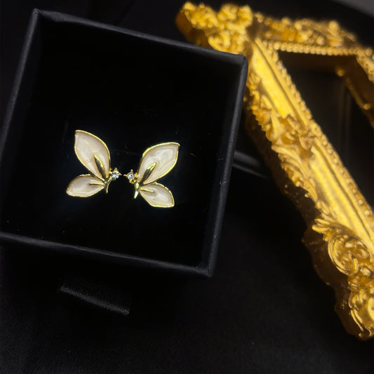 Half Butterfly Studs