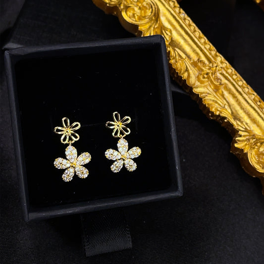 Double Floral Studs