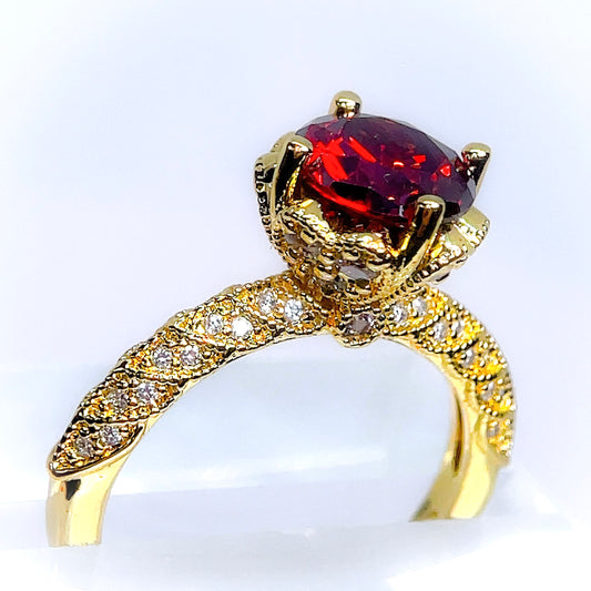 Kalim - Vintage Ruby Ring