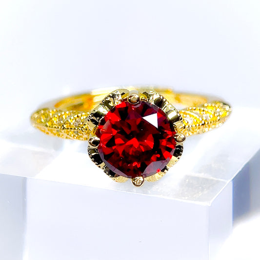 Kalim - Vintage Ruby Ring