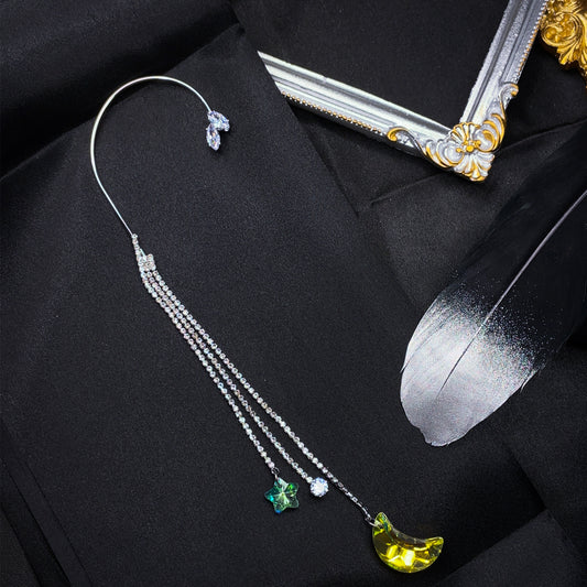 Crystal Moon Ear Wrap
