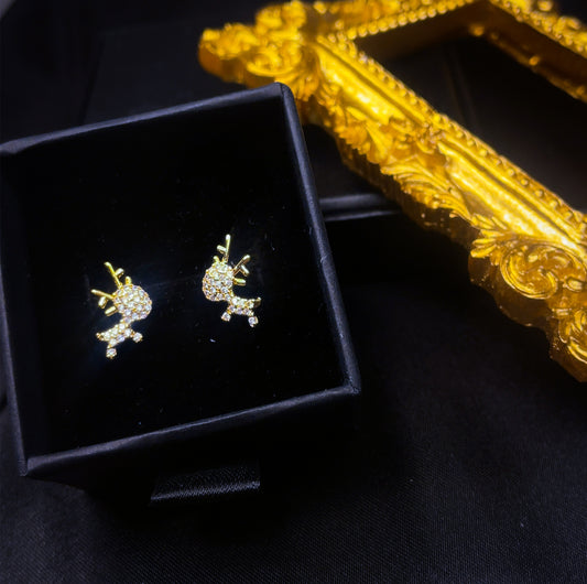 Tiny Deer Studs