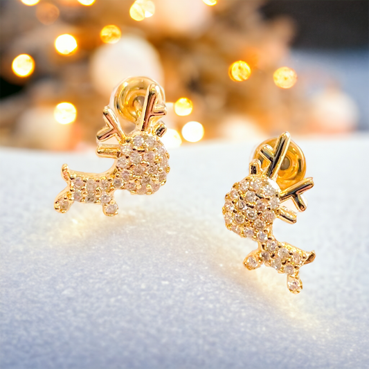 Tiny Deer Studs