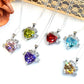 Birthstone Heart Necklaces by Month - Spice Love Jewels