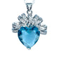 Birthstone Heart Necklaces by Month - Spice Love Jewels