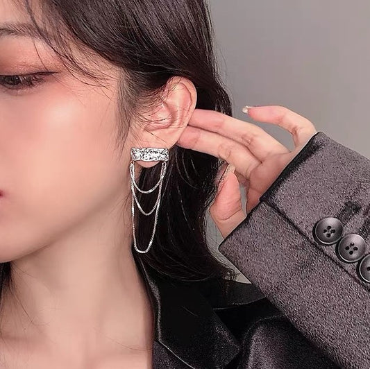 Barr Layered Chain Earrings