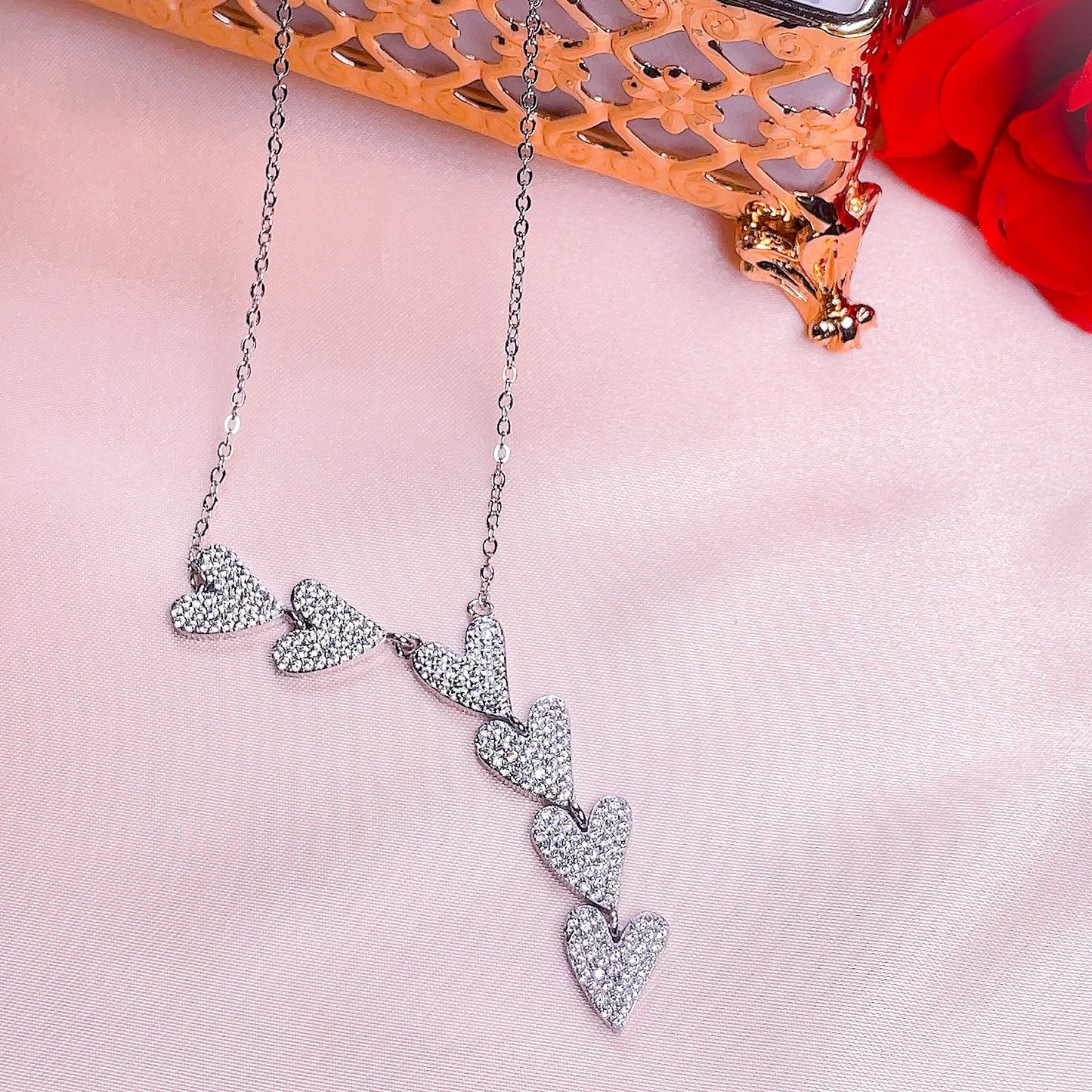 Y Heart Necklace