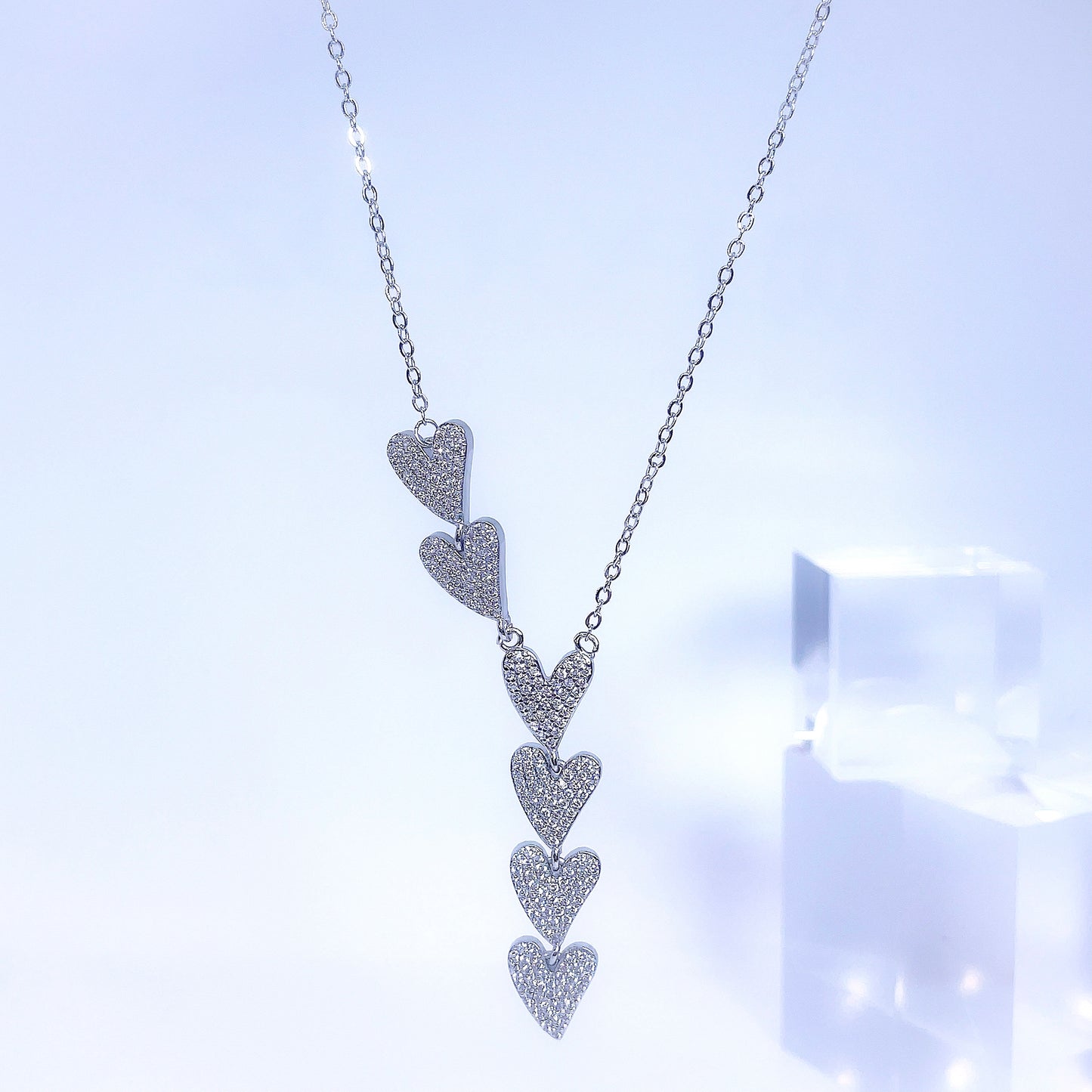 Y Heart Necklace