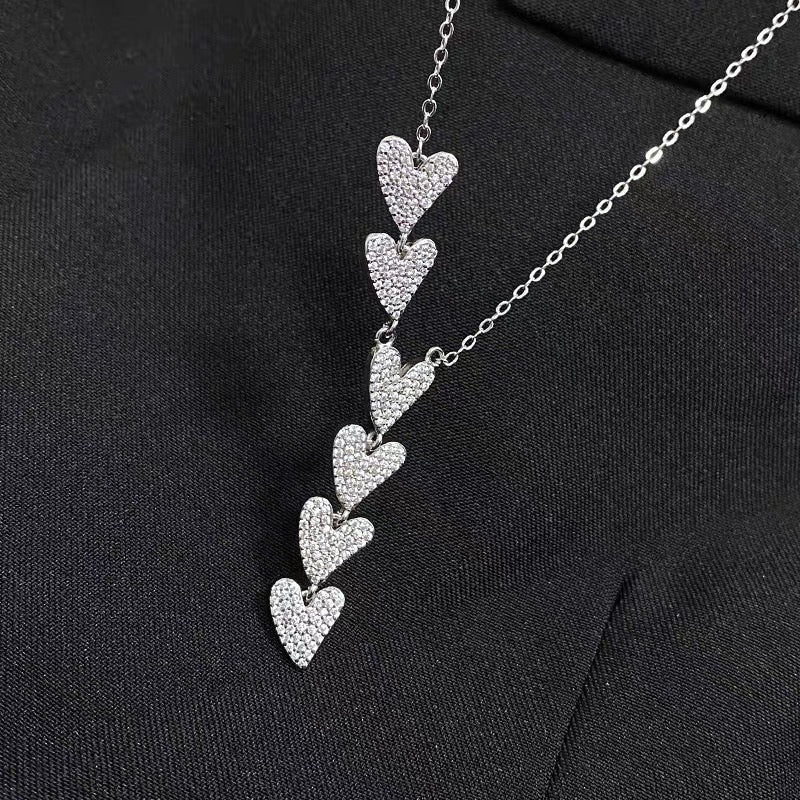 Y Heart Necklace