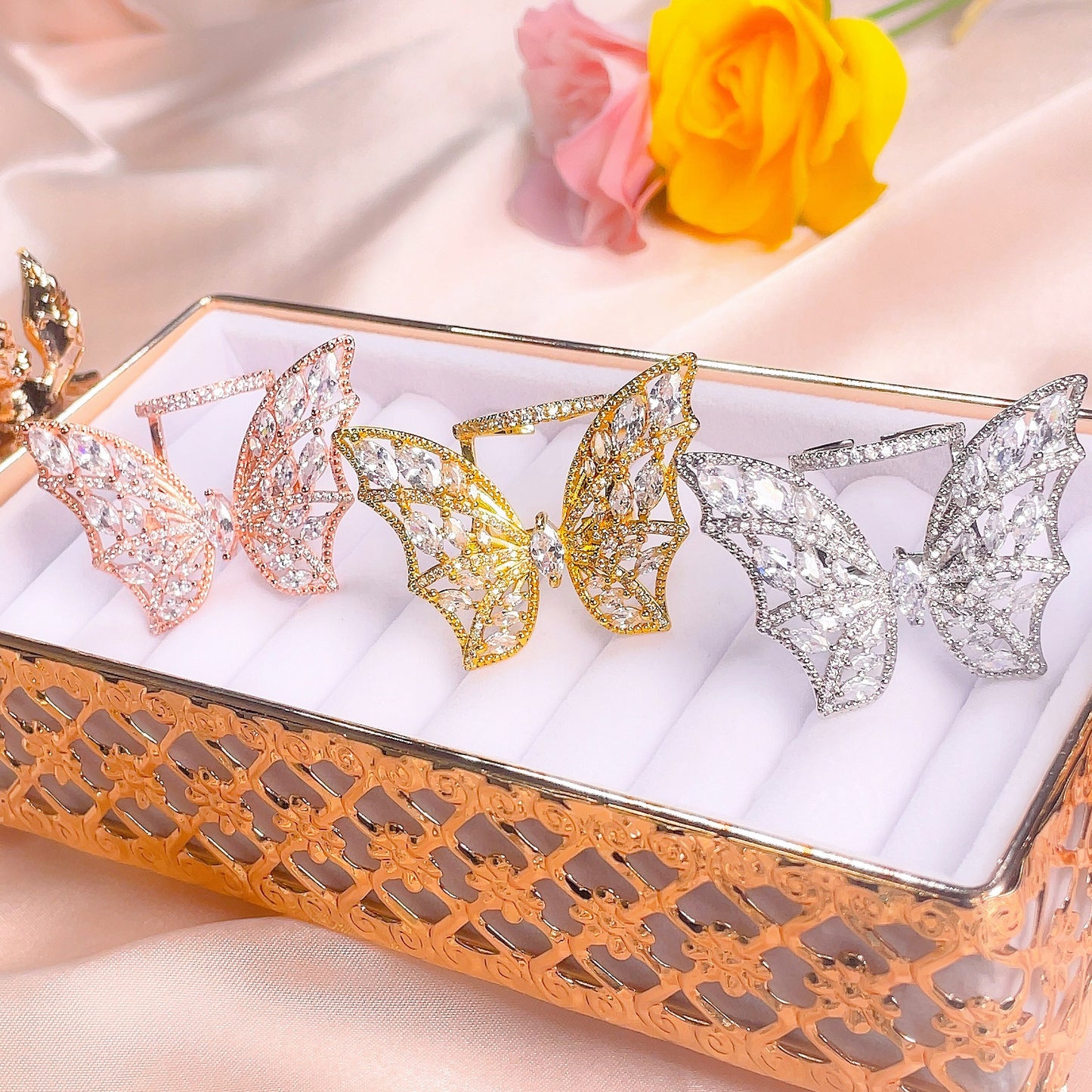 Bat Butterfly Ring