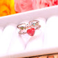 Sweet Garden Floral Heart Ring